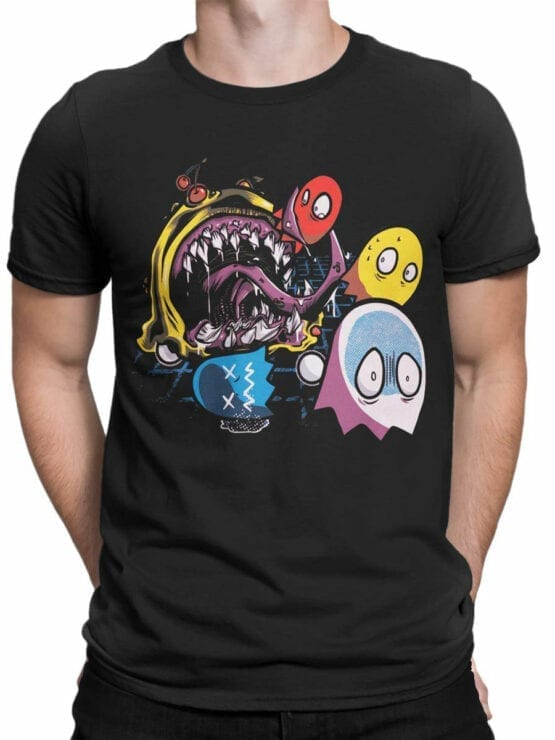 1115 Pac Man T Shirt Monster Front Man