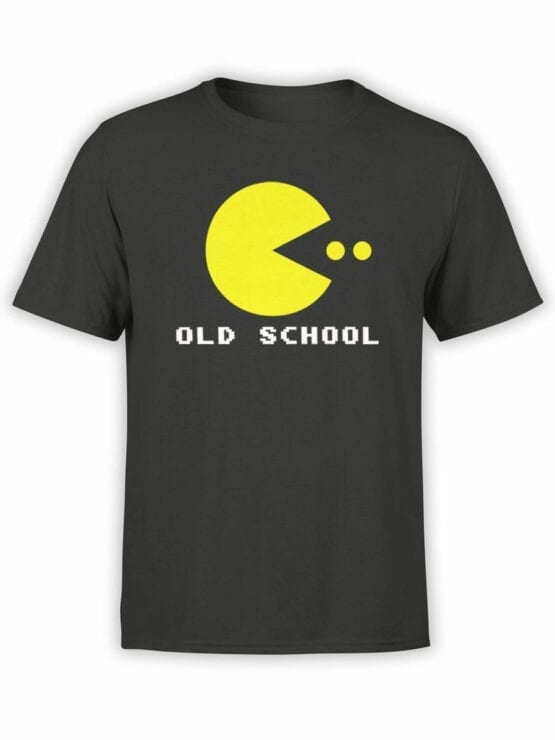 1120 Pac Man T Shirt Old School Front