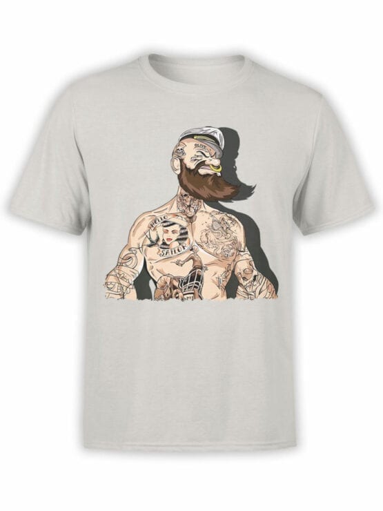 1144 Popeye T Shirt Cool Front