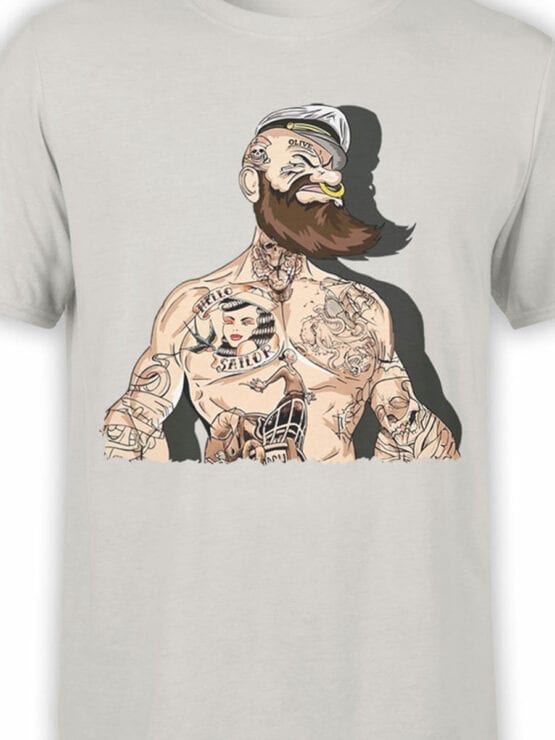 1144 Popeye T Shirt Cool Front Color