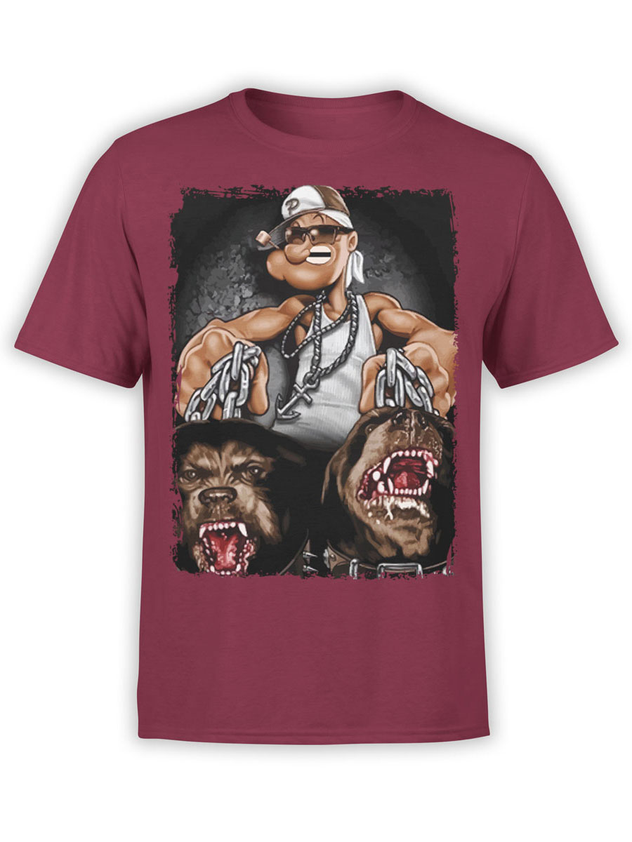 ⭐ Popeye T-Shirt | Gangsta | Awesome Cartoon T-Shirts