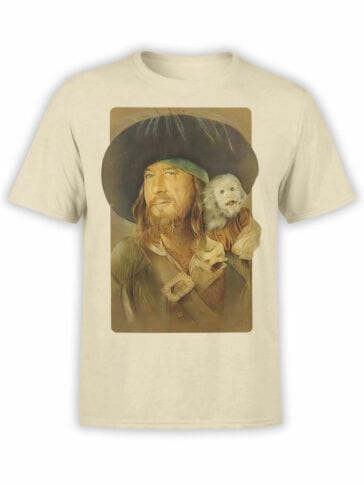1151 Pirates of the Caribbean T Shirt Hector Barbossa Front