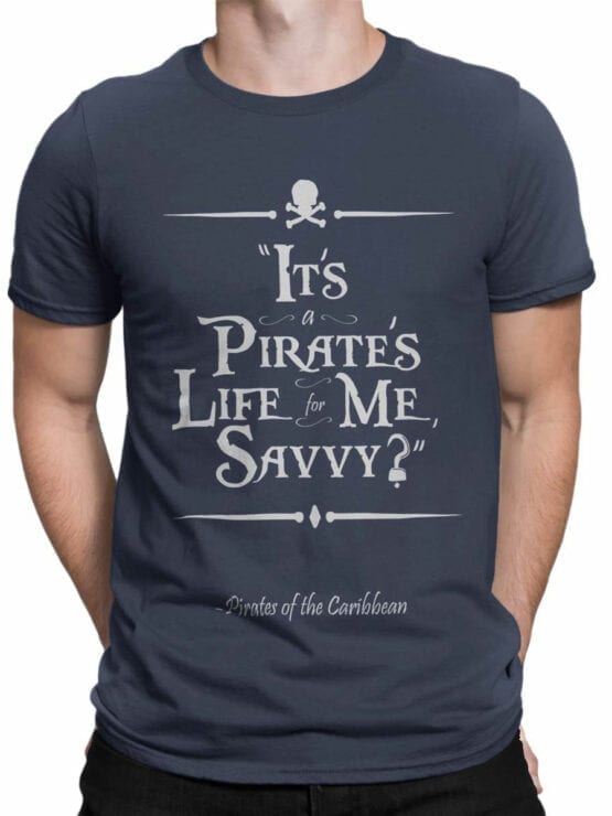 1153 Pirates of the Caribbean T Shirt Savvy Front Man