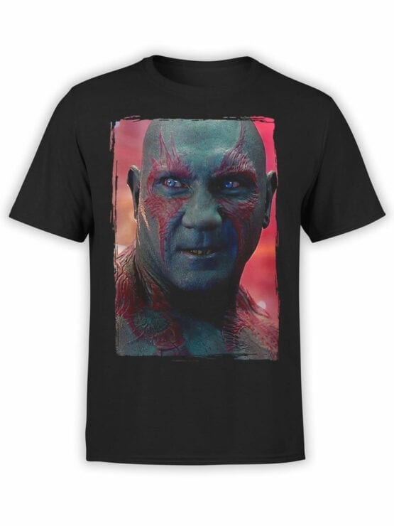 1175 Guardians of the Galaxy T Shirt Drax the Destroyer Front