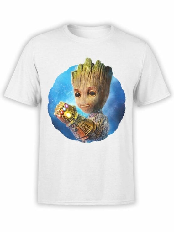 1178 Guardians of the Galaxy T Shirt Thanos Groot Front