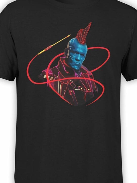 1180 Guardians of the Galaxy T Shirt Yondu Pirate Front Color