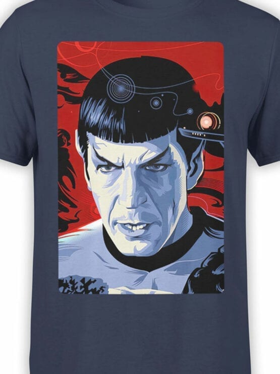 1192 Star Trek T Shirt Spock Front Color