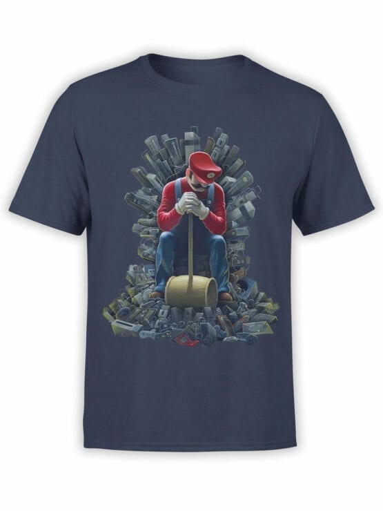 1205 Super Mario T Shirt Game of Mario Front