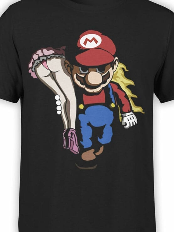 1207 Super Mario T Shirt Rape Front Color