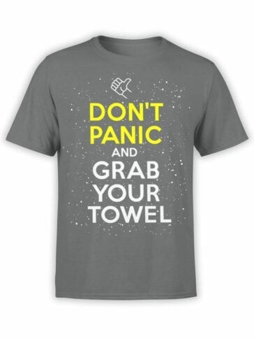 1212 The Hitchhikers Guide to the Galaxy T Shirt Towel Front