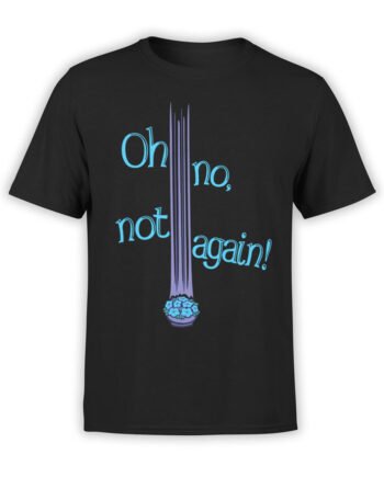 1213 The Hitchhikers Guide to the Galaxy T Shirt Not Again Front