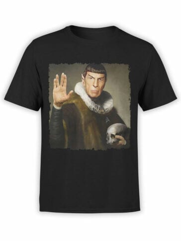 41196 Star Trek T Shirt Spock Hamlet Front