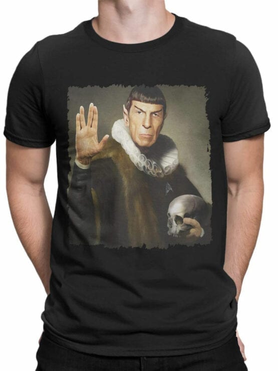 41196 Star Trek T Shirt Spock Hamlet Front Man