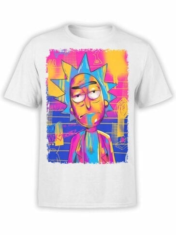 1231 Rick and Morty T Shirt Colored Front