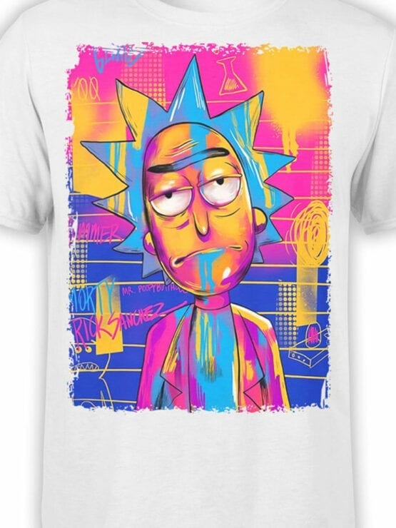 1231 Rick and Morty T Shirt Colored Front Color