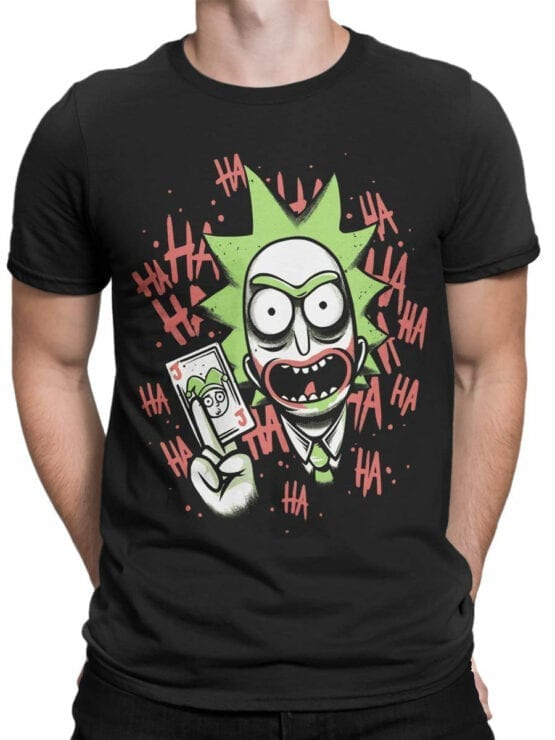1236 Rick and Morty T Shirt Jocker Front Man