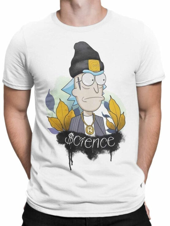 1242 Rick and Morty T Shirt Gangsta Front Man