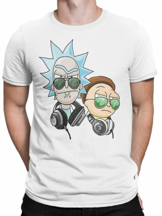 1244 Rick and Morty T Shirt Coolest Front Man