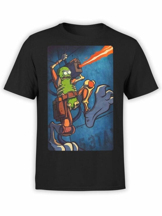 1246 Rick and Morty T Shirt Cool Pickle Front