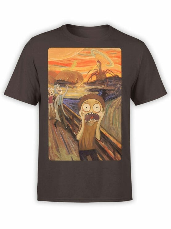 1249 Rick and Morty T Shirt Fear Front