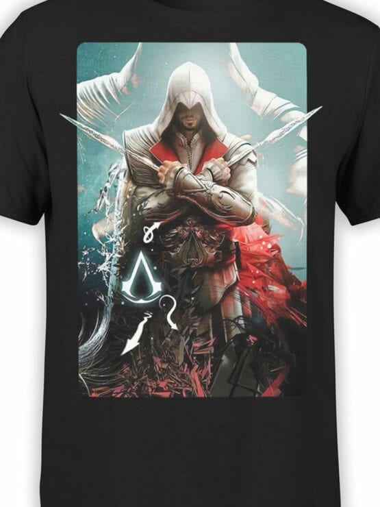 1257 Assassin’s Creed T Shirt X Front Color