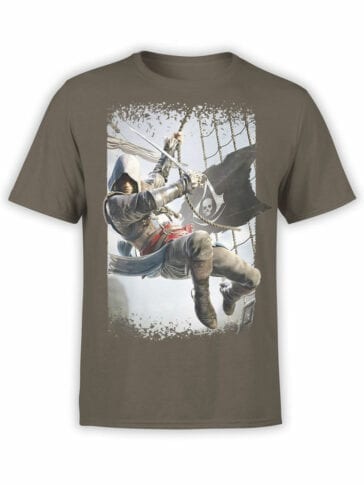 1259 Assassin’s Creed T Shirt Boarding Front