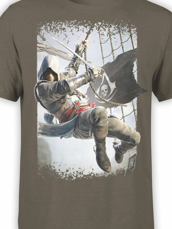 1259 Assassin’s Creed T Shirt Boarding Front Color