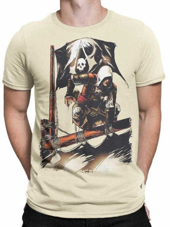 1260 Assassin’s Creed T Shirt Pirates Front Man