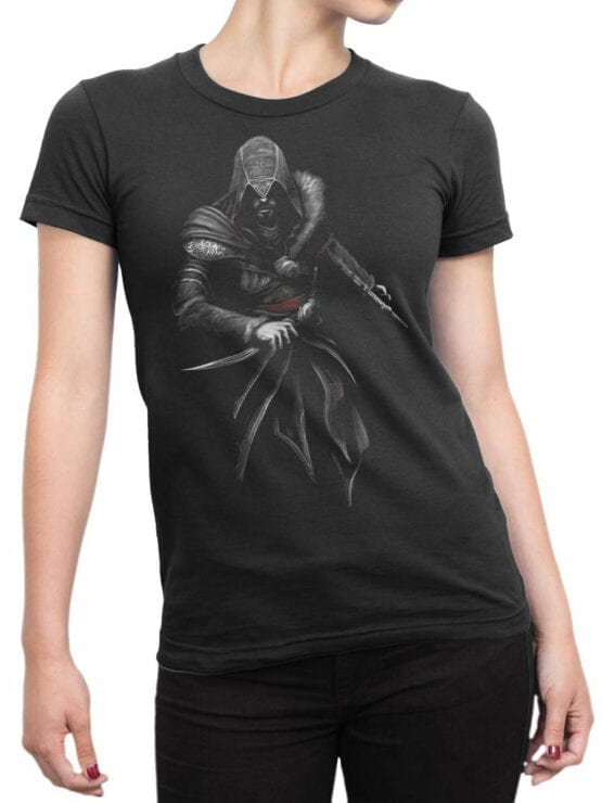 1262 Assassin’s Creed T Shirt Killer Front Woman