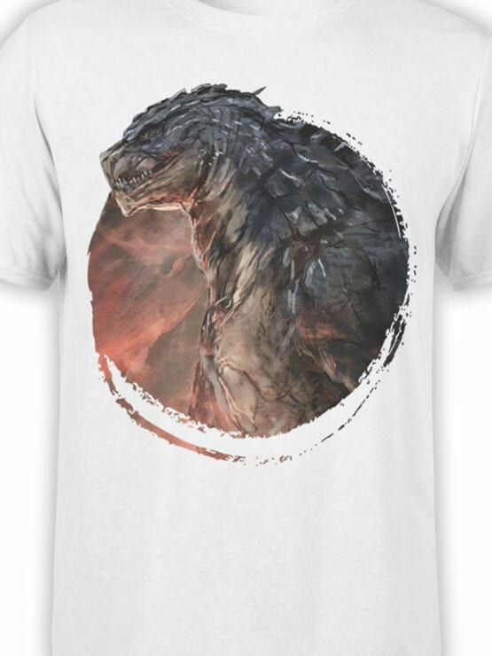 1271 Godzilla T Shirt Power Front Color