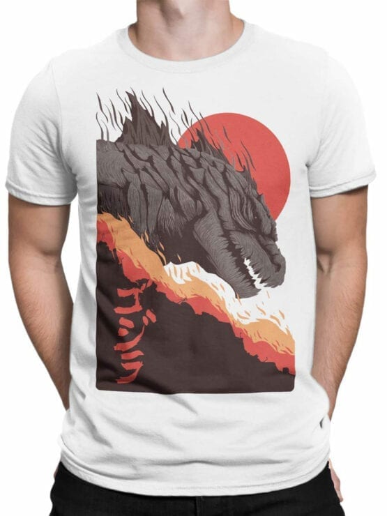 1273 Godzilla T Shirt Sunset Front Man