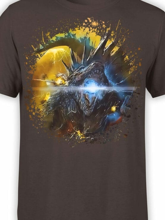 1279 Godzilla T Shirt Roar Front Color