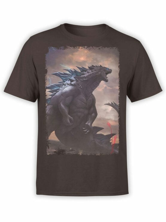 1284 Godzilla T Shirt Monster Front