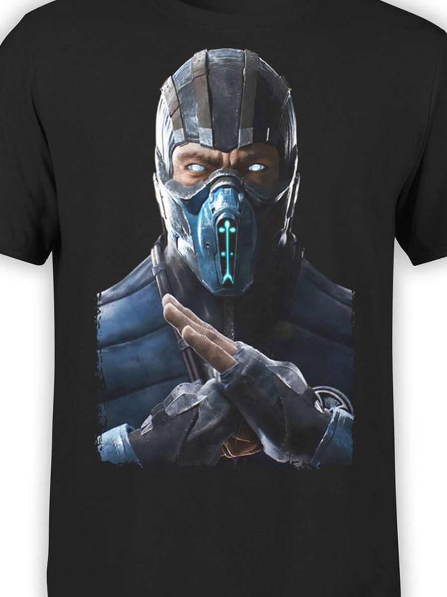 sub zero mortal kombat t shirt