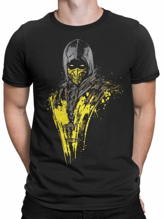 1288 Mortal Kombat T Shirt Shadow Front Man