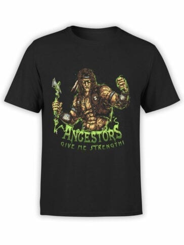 1289 Mortal Kombat T Shirt Nightwolf Front
