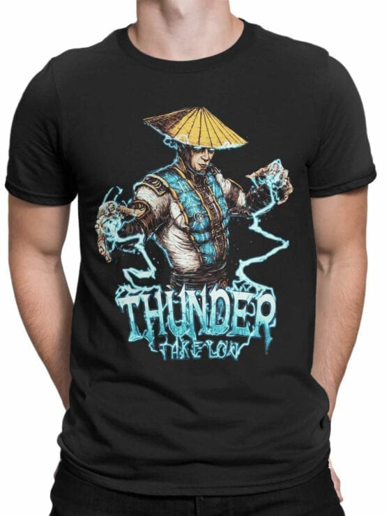 1295 Mortal Kombat T Shirt Thunder Front Man