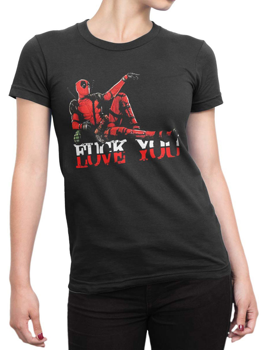 Synslinie program Tag fat ֎ Deadpool T-Shirt | Love You | Awesome Movie Shirts #1