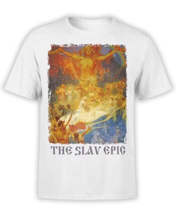 1321 Alphonse Mucha T Shirt The Slav Epic Front