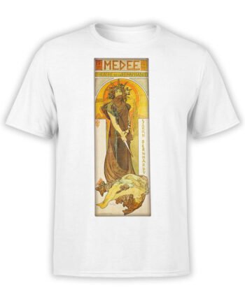 1323 Alphonse Mucha T Shirt Medee Front