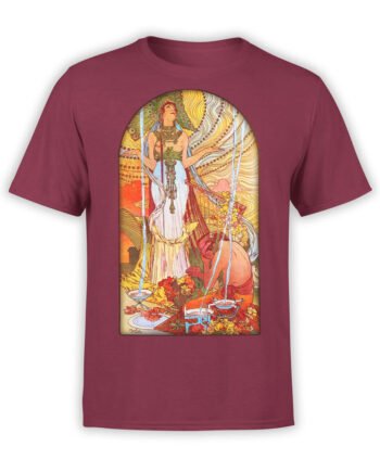 1326 Alphonse Mucha T Shirt Salammbo Front