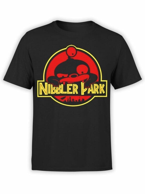1332 Futurama T Shirt Nibbler Park Front