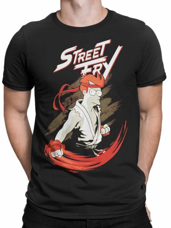 1335 Futurama T Shirt Street Fry Front Man