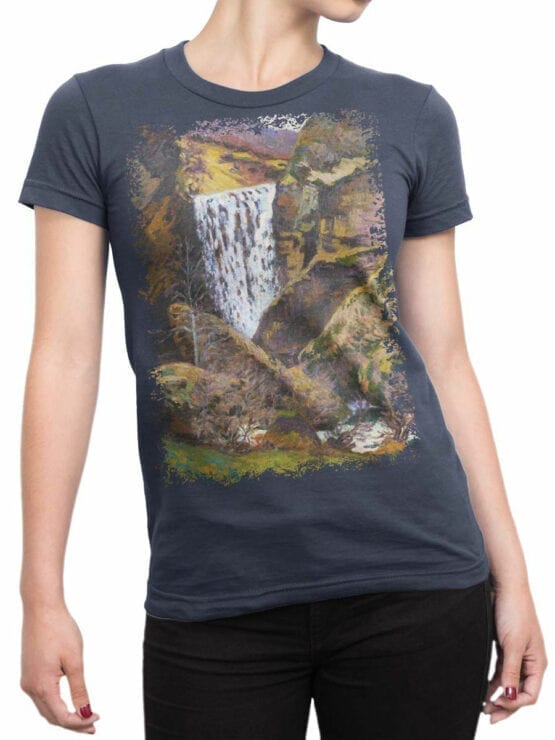 1346 Armand Guillaumin T Shirt Landscape of the Creuse Front Woman