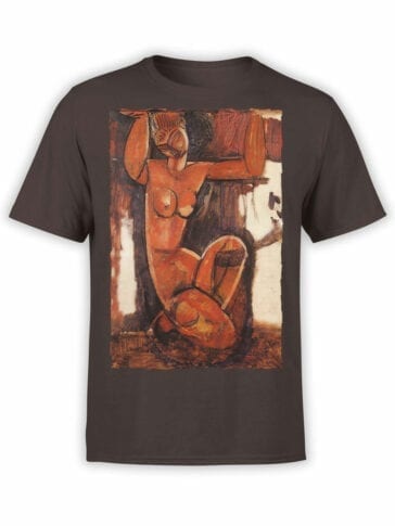1363 Amedeo Modigliani T Shirt Caryatid Front