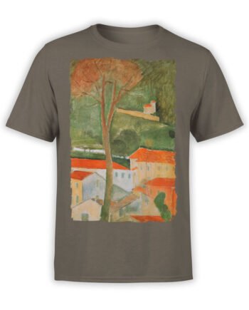 1364 Amedeo Modigliani T Shirt Landscape Front