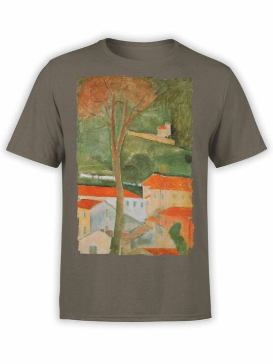 1364 Amedeo Modigliani T Shirt Landscape Front