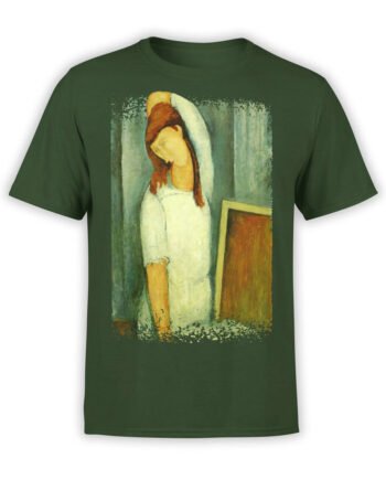 1367 Amedeo Modigliani T Shirt Portrait of Jeanne Hebuterne Front