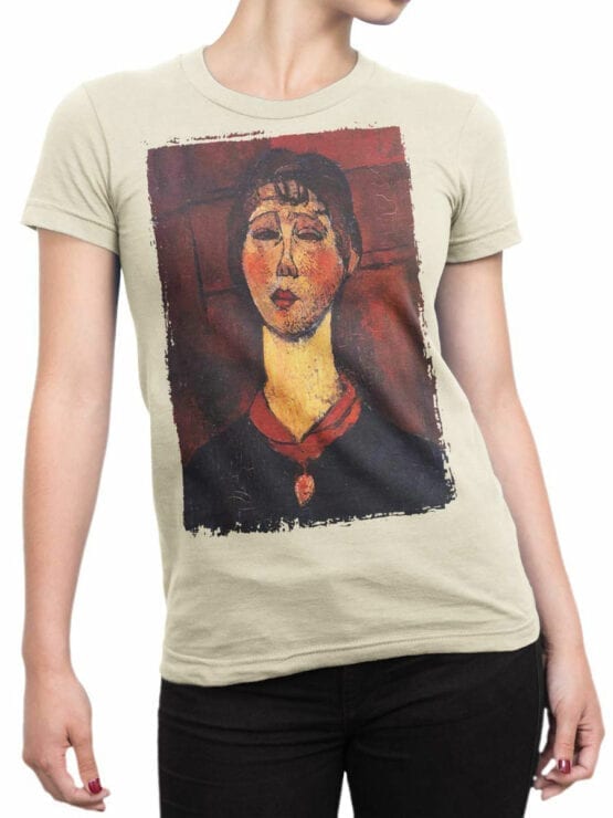 1368 Amedeo Modigliani T Shirt Madame Dorival Front Woman