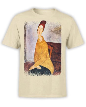 1369 Amedeo Modigliani T Shirt Portrait de Jeanne Hebuterne Front